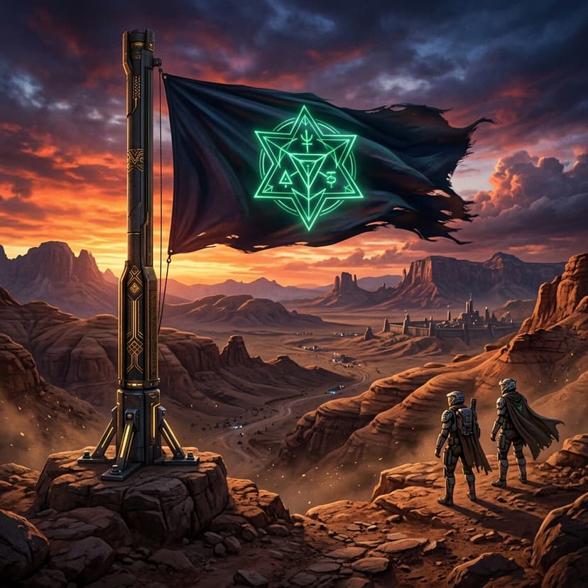 Territory Banner Raised